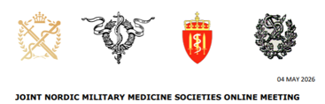 Logoer til de fire nordiske militærmedisinske foreningene
