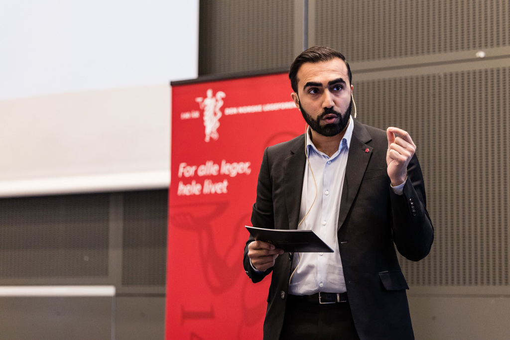 Statssekretær Usman Ahmad Mushtaq. Foto: Legeforeningen/Thomas B. Eckhoff