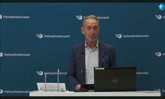 Områdedirektør for arbeidsliv i KS, Tor Arne Gangsø. Foto: Skjermdump av video fra årets fastlegekonferanse 2022