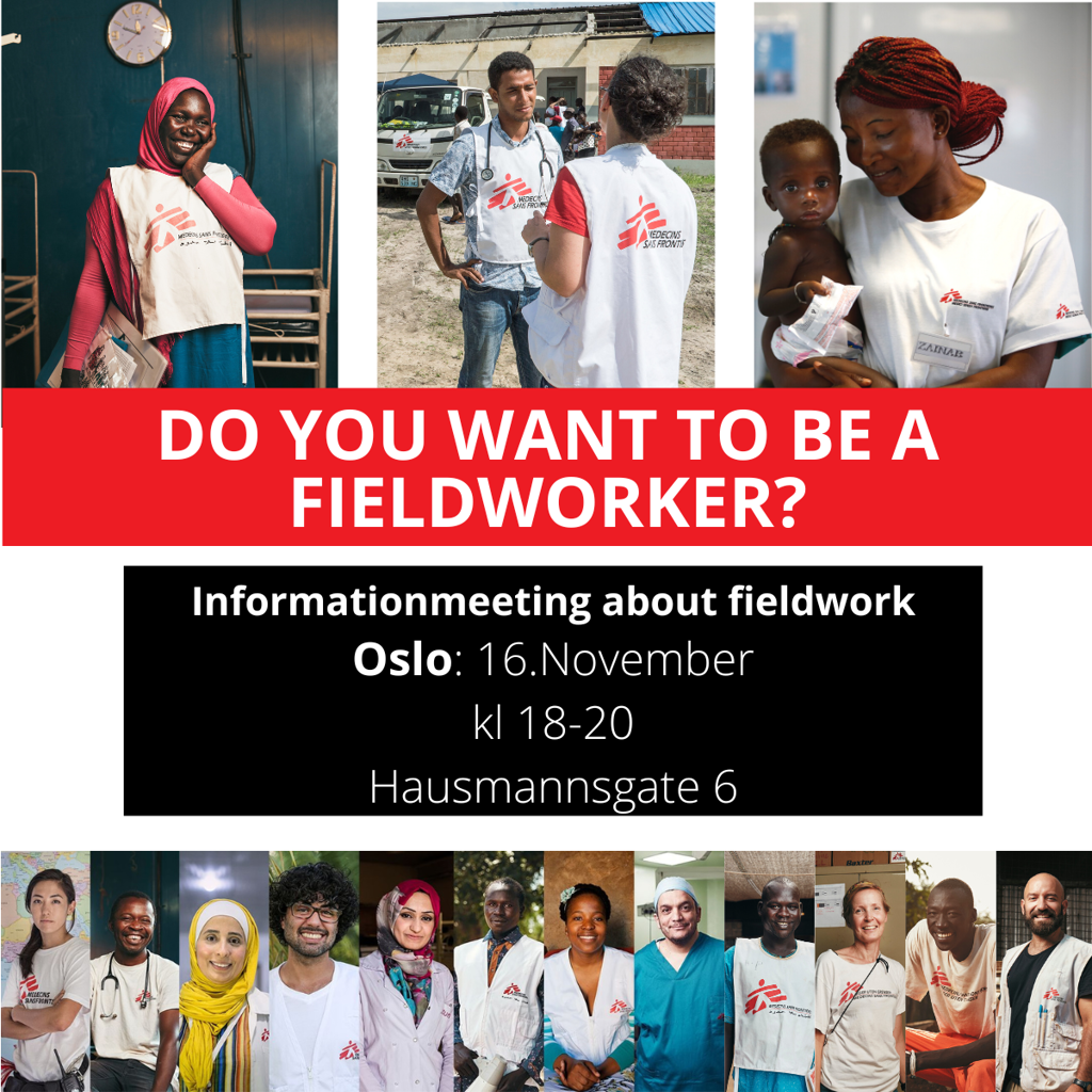 Fieldworker. Foto: Leger uten grenser
