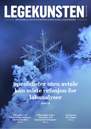 Forside av Legekunsten nummer 4, 2025
