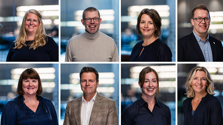 Samlebilde av Legeforeningens sentralstyre 2025.