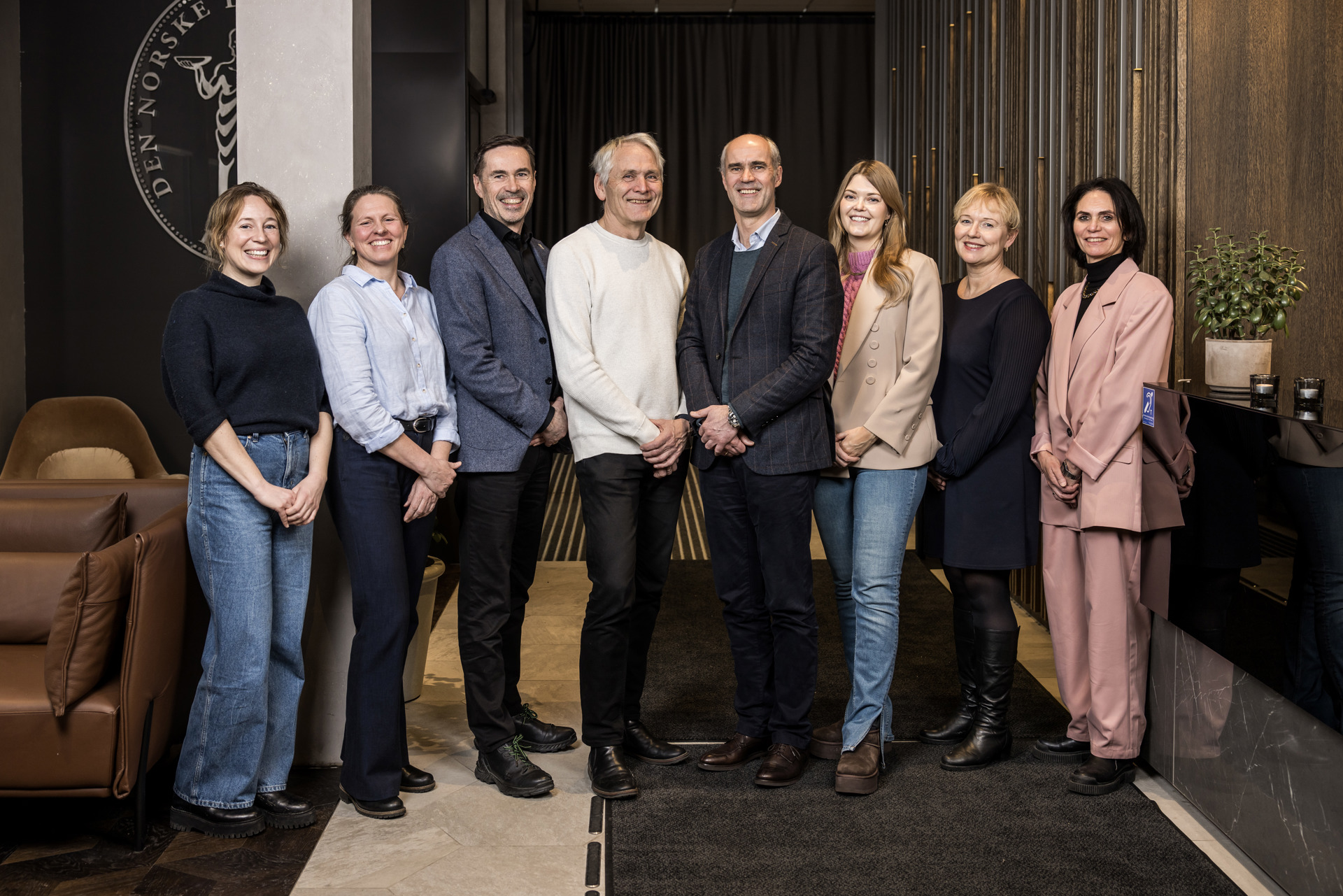 Bilde av 8 av 9 medlemmer i fagstyret for perioden 2023-2025