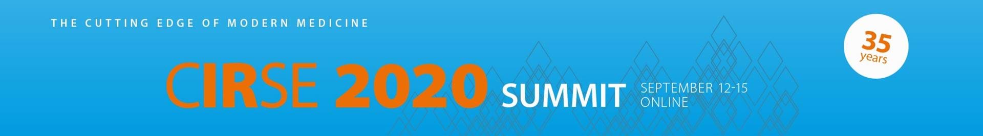 CIRSE 2020 Summit banner. Kilde: cirse.org/
