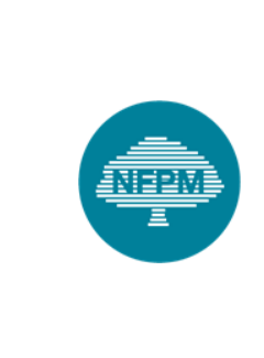 NFPM logo. NFPM i stilisert tre
