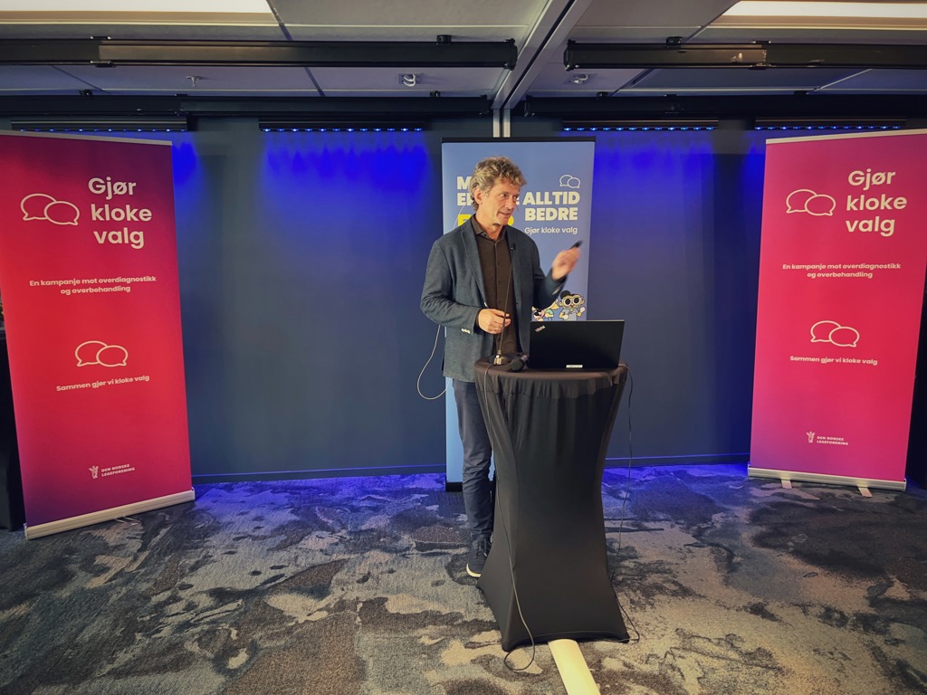 Ketil Størdal presenterer resultat fra Gjør kloke valg