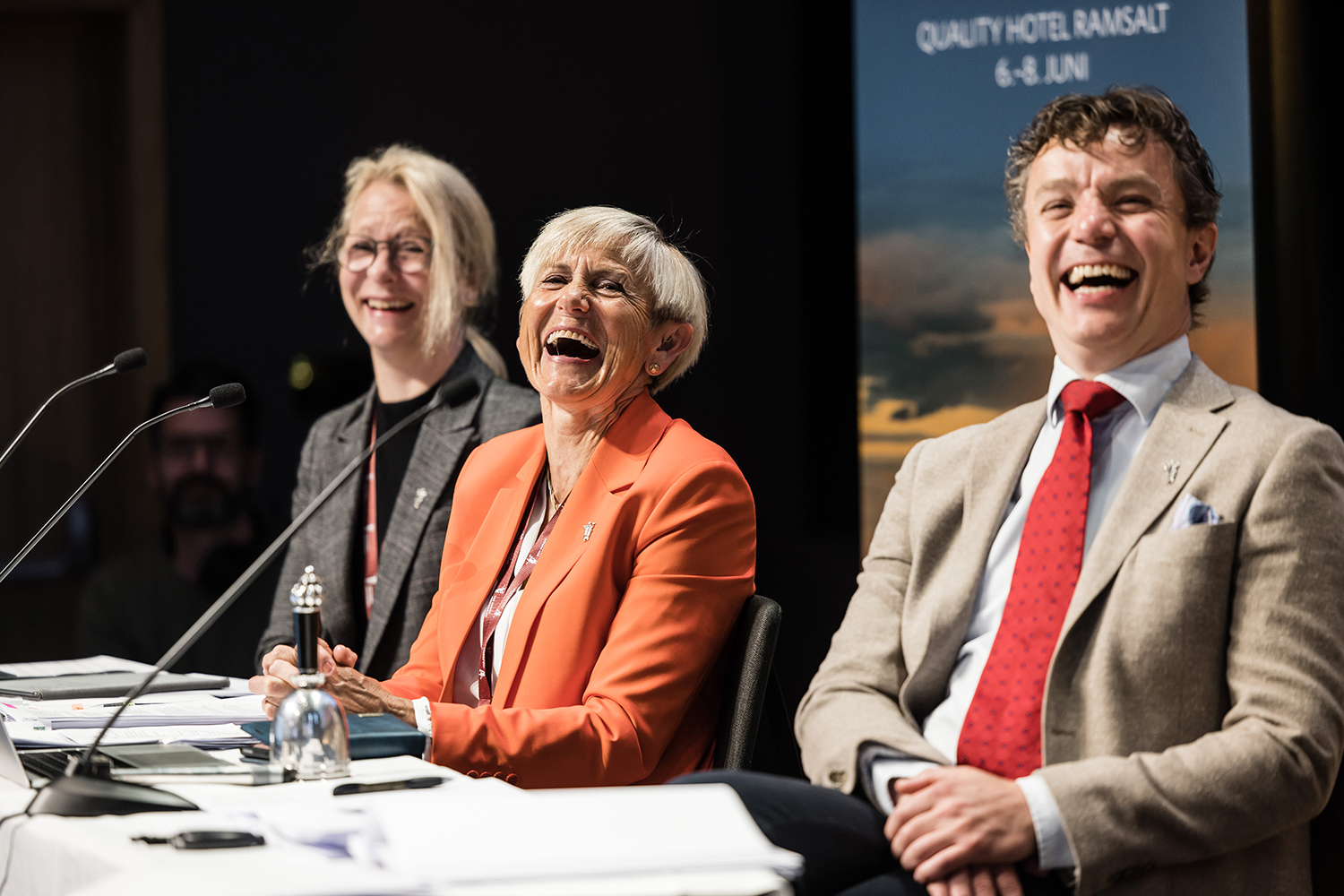Siri Skumlien på Quality Hotel Ramsalt i forbindelse med landsstyremøtet 2023. 