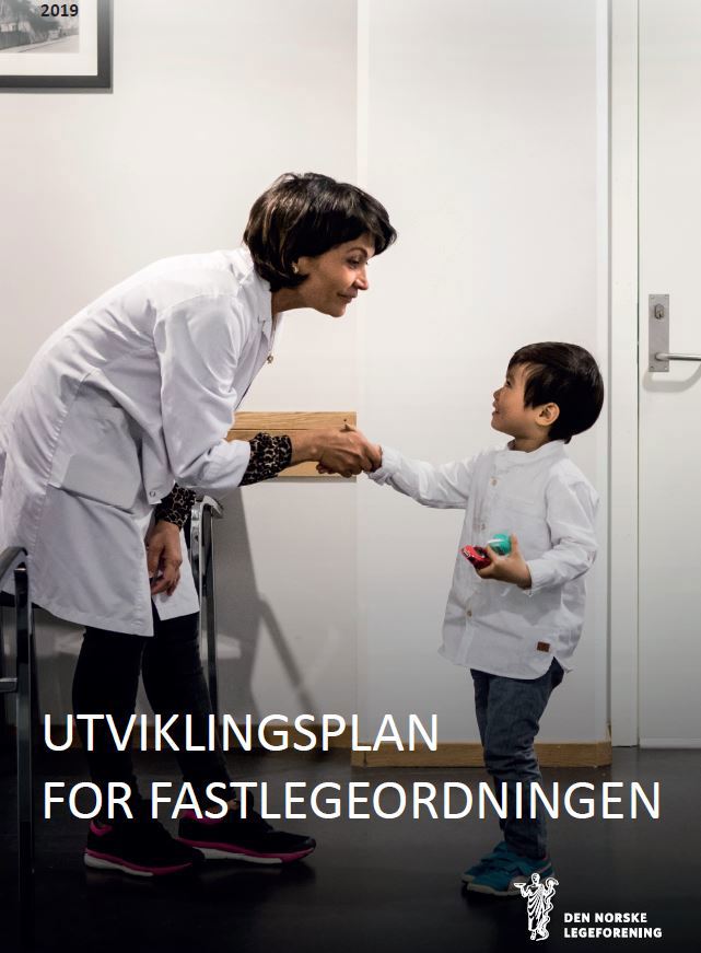 Forside av rapporten: Utviklingsplan for fastlegeordningen