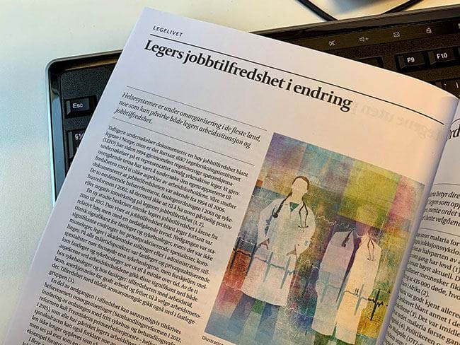 Faksimile, Judith Rostas artikkel i Tidsskrift for Den norske legeforening nr. 16/2019, s. 1592.