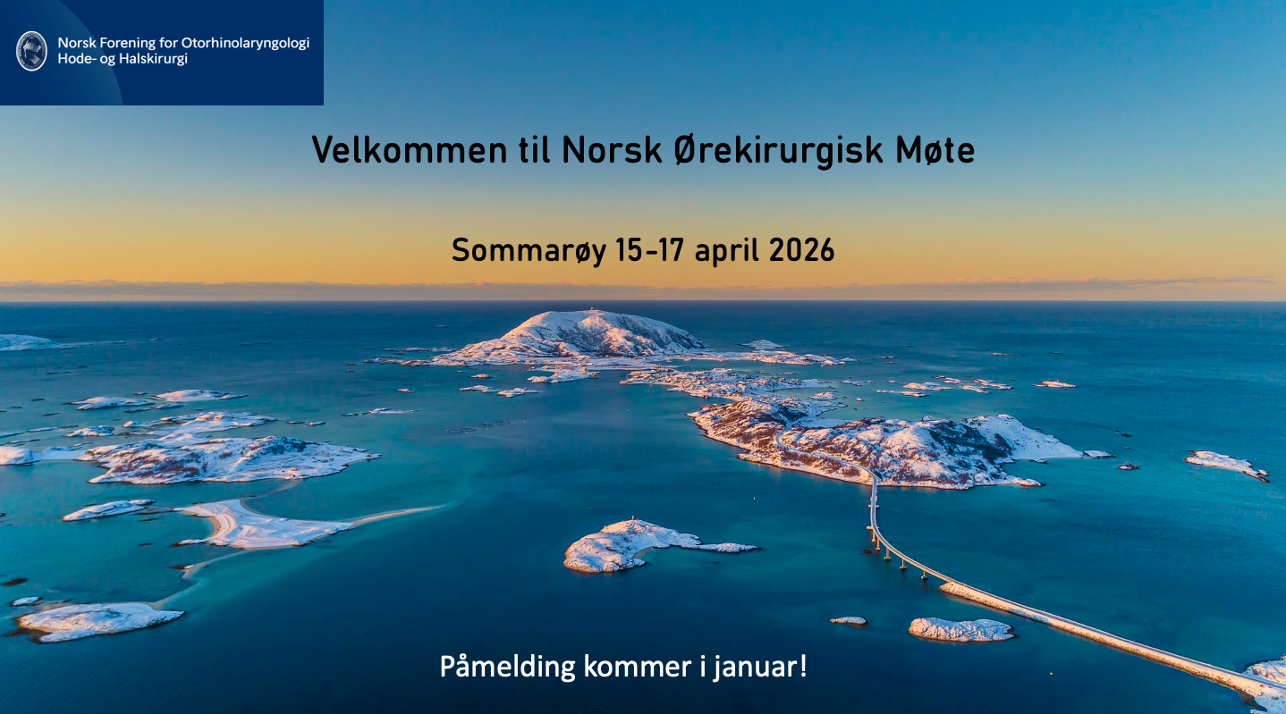 Norsk ørekirurgisk møte 2026