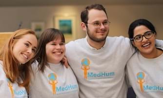 4 studenter MedHum 2019