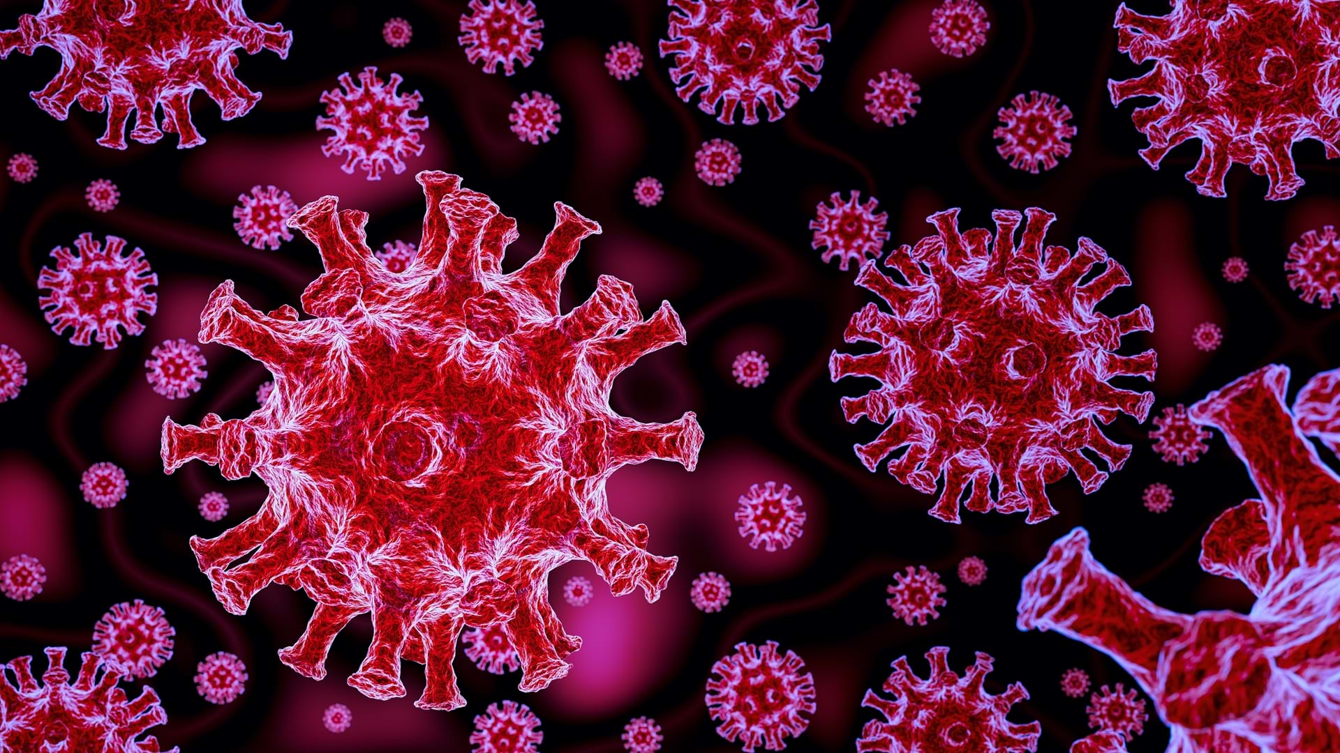 Illustrasjon på koronaviruset