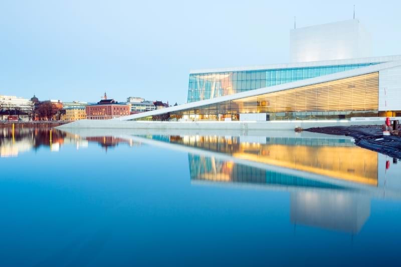 Bilde av operahuset i Oslo