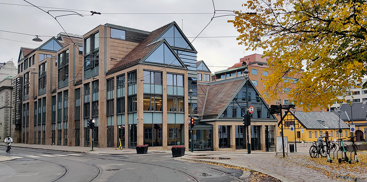 Legenes hus sett fra skansen. Foto: Legeforeningen