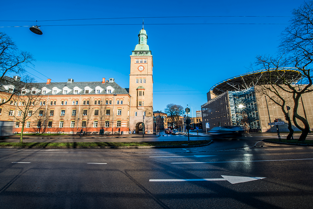 Ullevål sykehus inngangsparti. Foto: Oslo universitetssykehus.