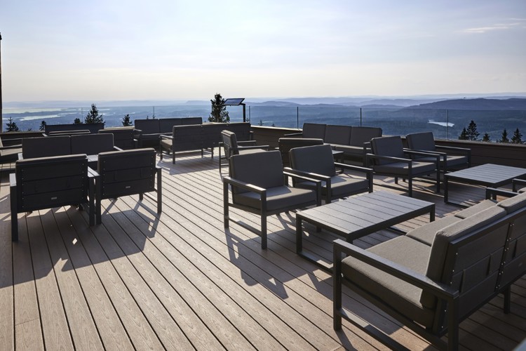 Soria Moria hotell terrasse. Foto: Soria Moria