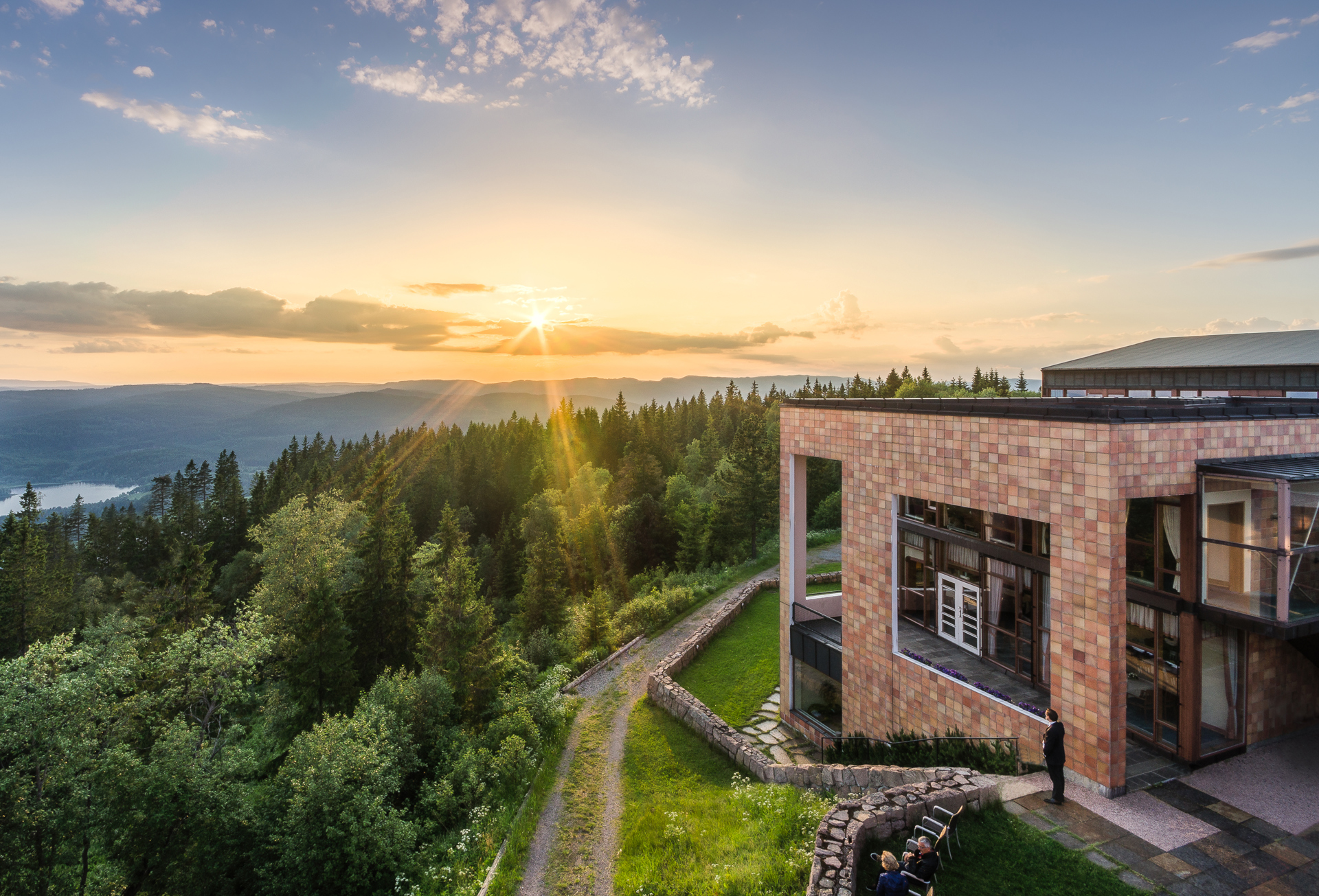 Soria Moria hotell utsikt mot vest. Foto: Soria Moria