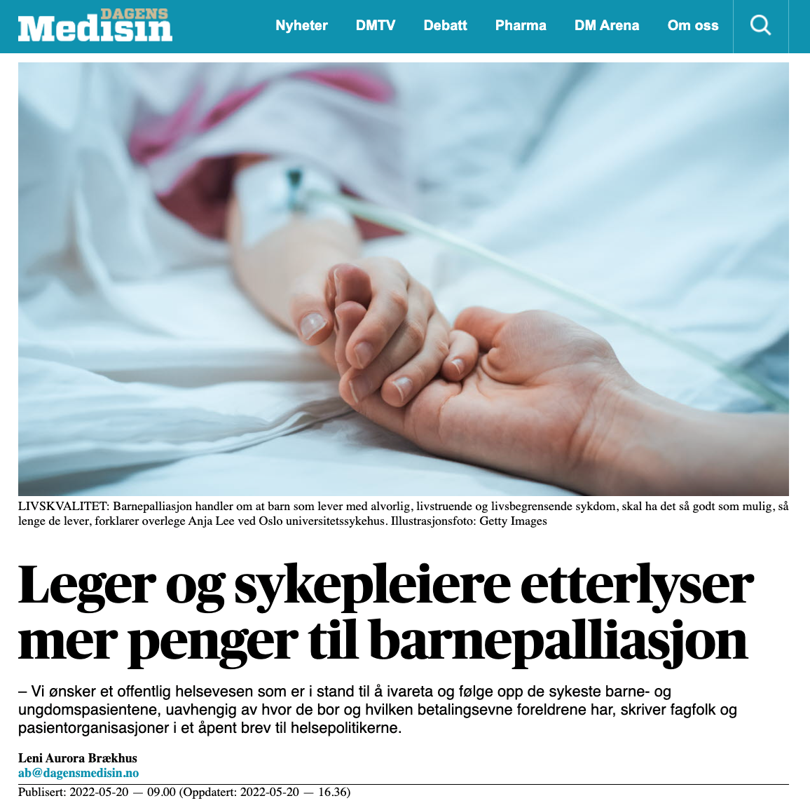 Faksimile Dagens medisin
