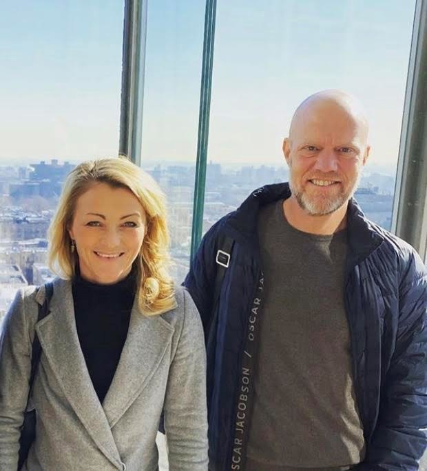 Som studieplanledere for medisinutdannelsen ved UiS dro Alsnes og Munkvik til USA for å høste inspirasjon. Her fra Columbia University i New York