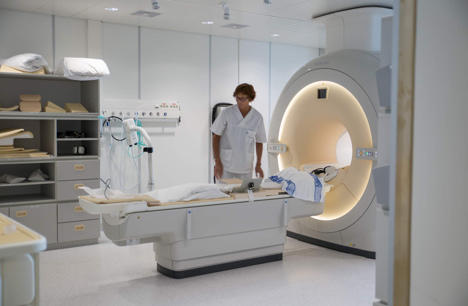 CT-maskin med radiograf